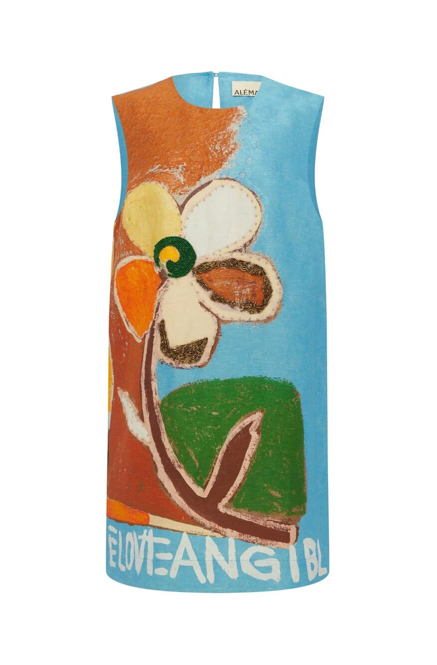 Alemais LENNY EMBELLISHED MINI DRESS